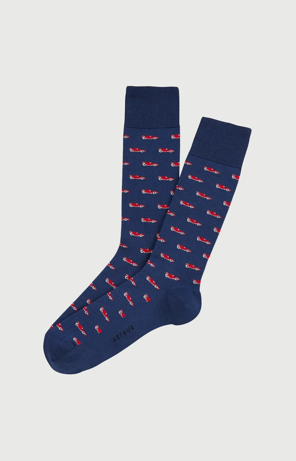 arthur-bob-formule-1-marine-chaussettes-homme image 1