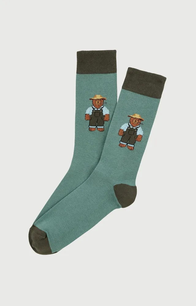 arthur-bob-pr-r-ver-chaussettes-homme-kaki-coton image 1