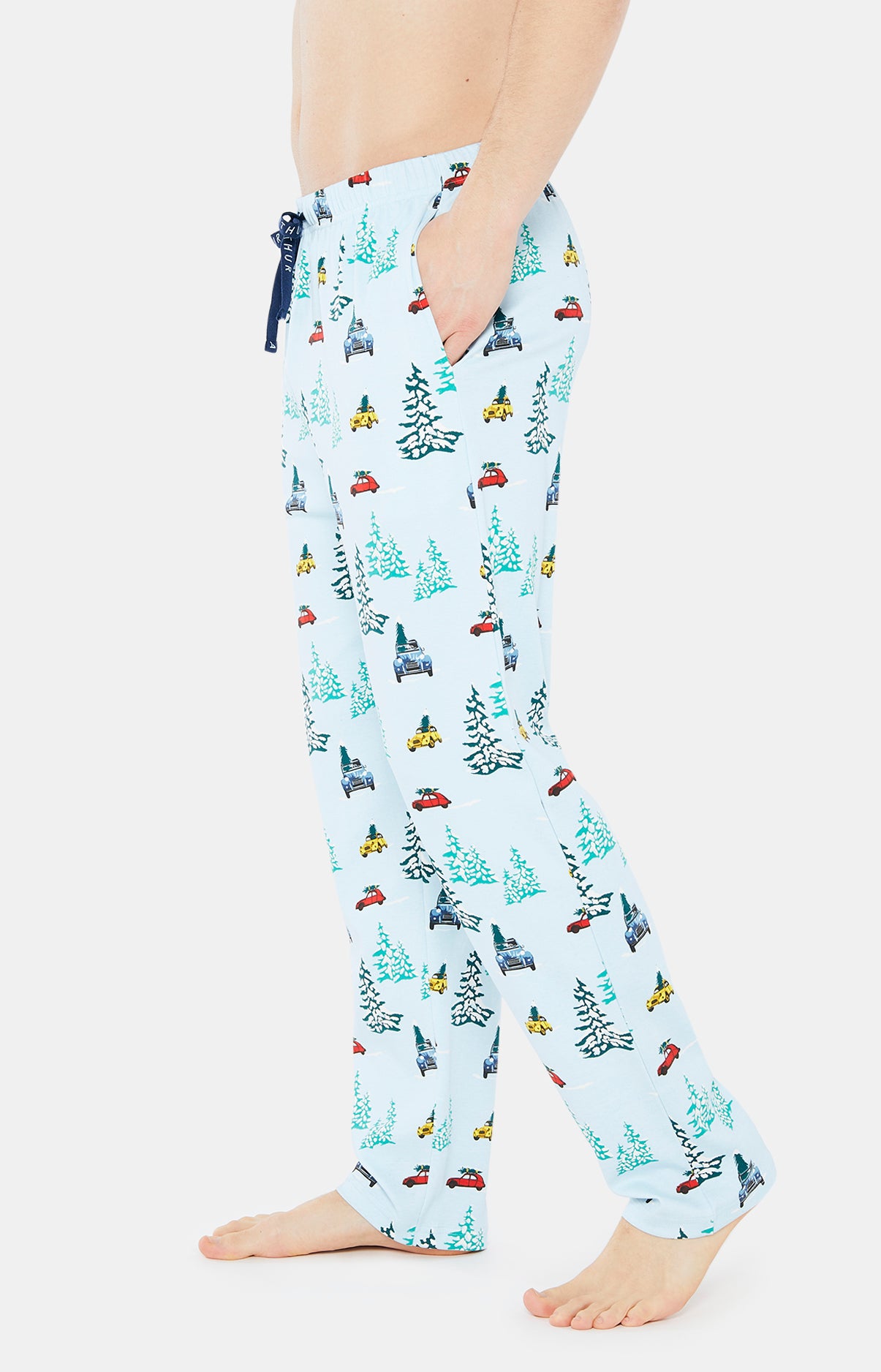 arthur-bob-2cv-pyjama-long-coton-bio-bleu-glace image 5