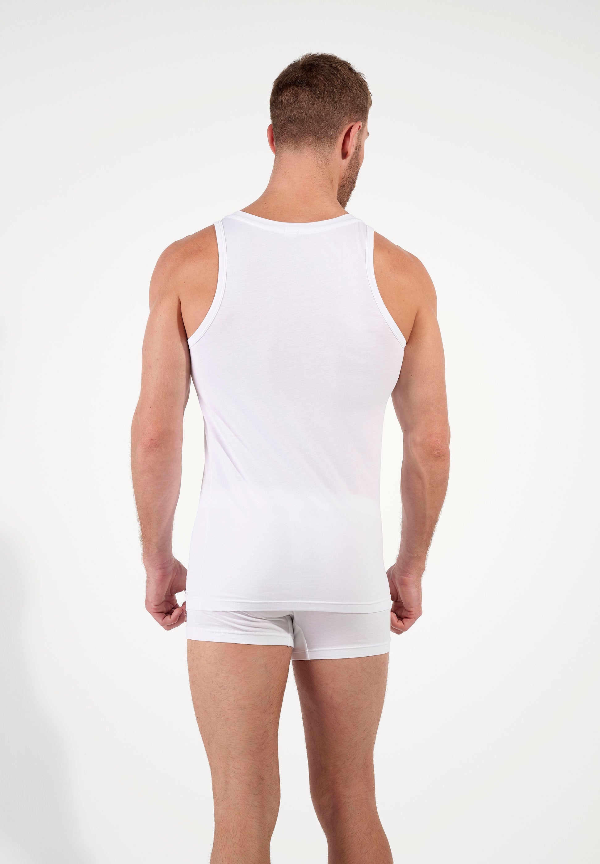 hom-supreme-cotton-d-bardeur-tanktop-blanc image 3