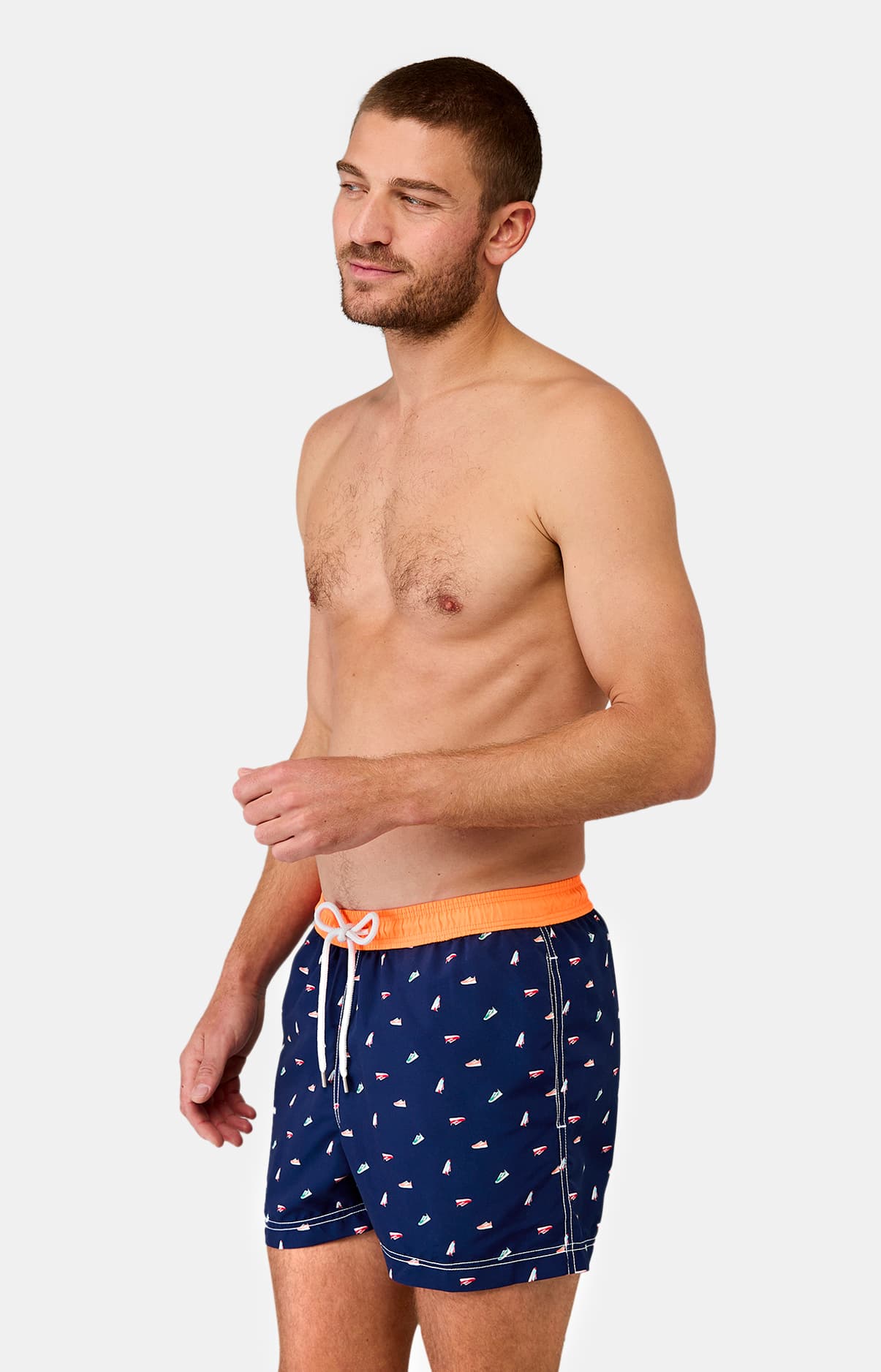 arthur-bob-short-de-bain-sneakers-marine-homme image 4