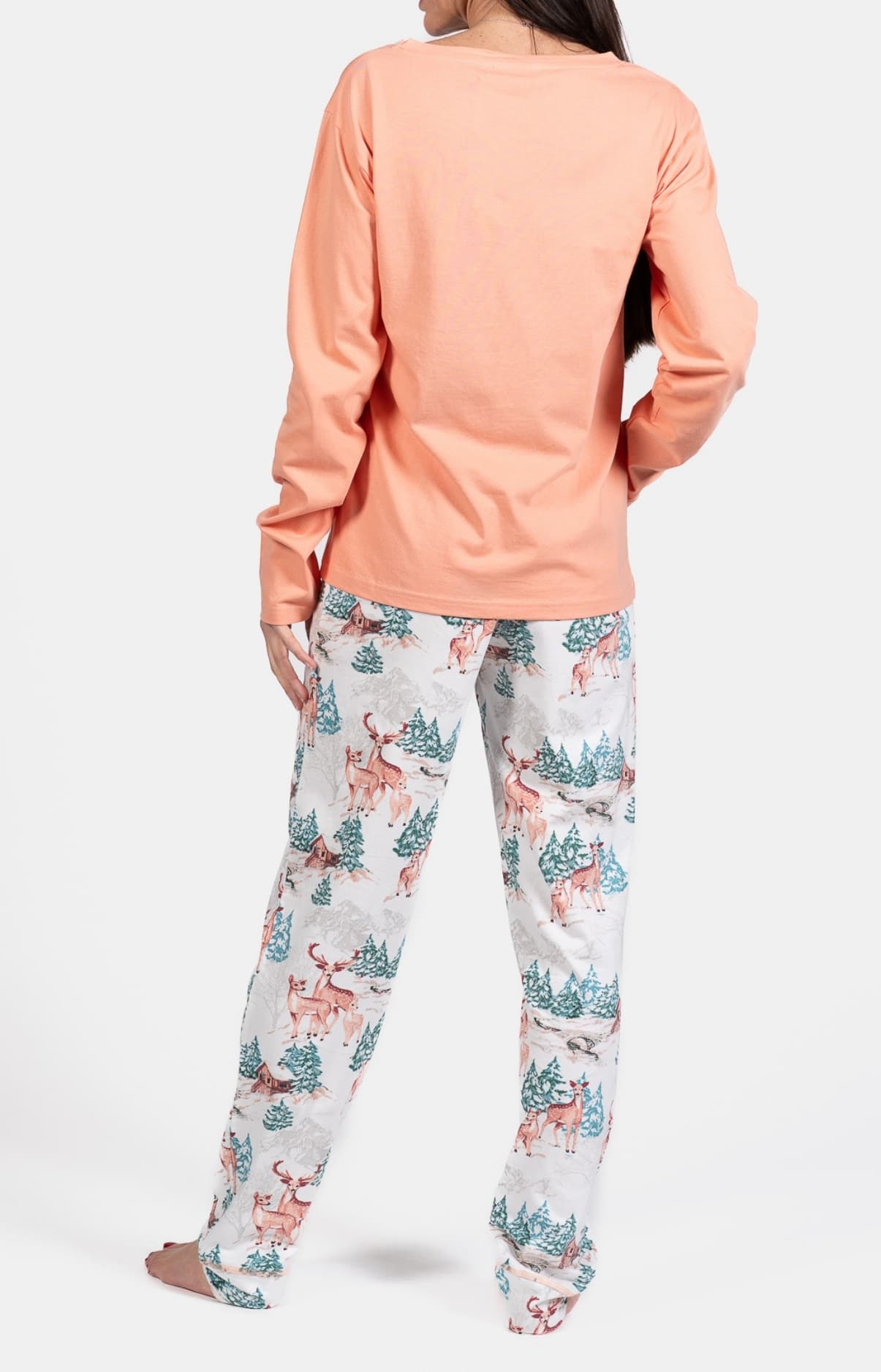 arthur-bob-bichette-pyjama-femme-blanc-100-coton-manches-longues image 6