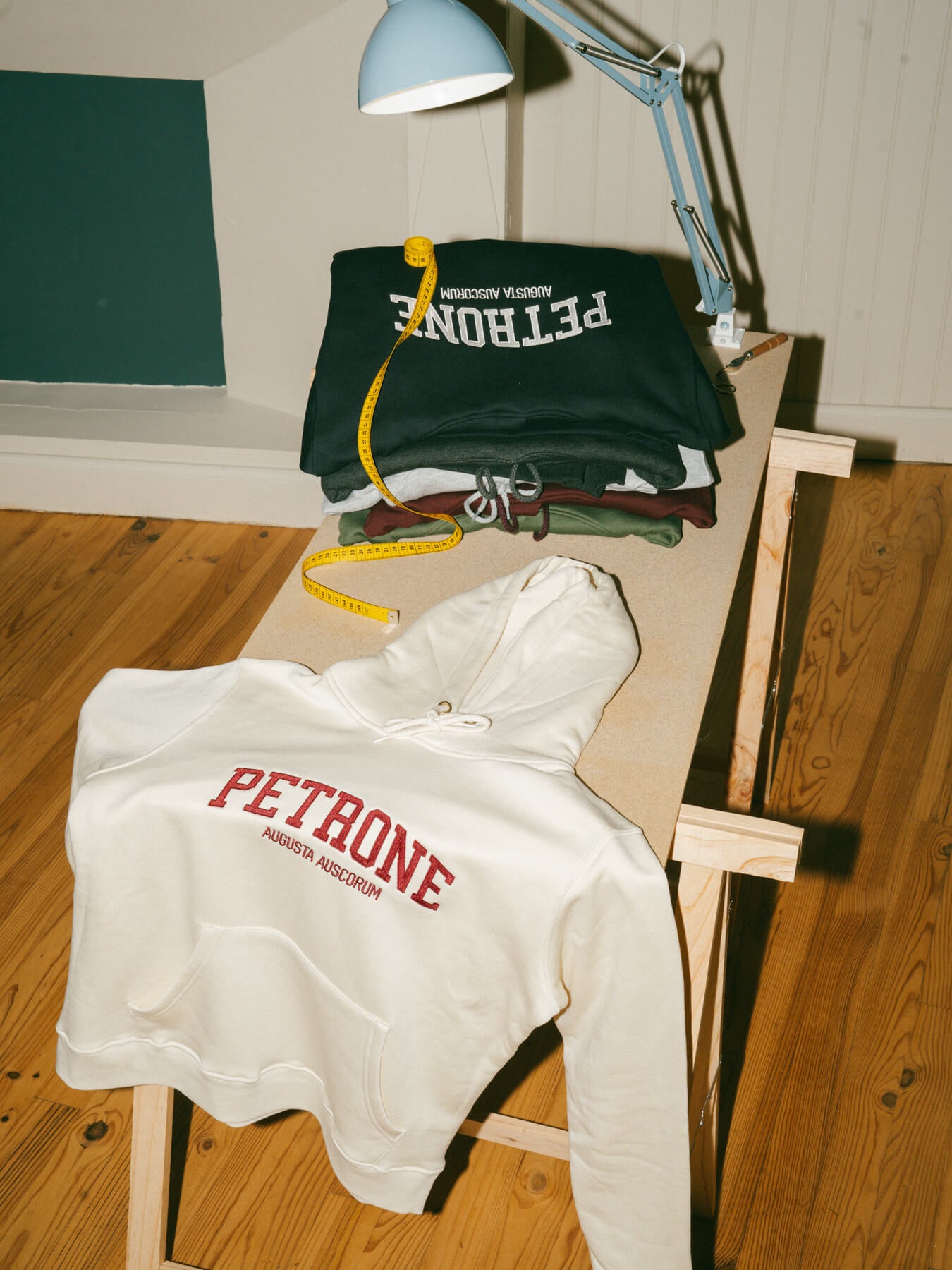 p-trone-hoodie-college-sweat-capuche-bleu-marine image 7