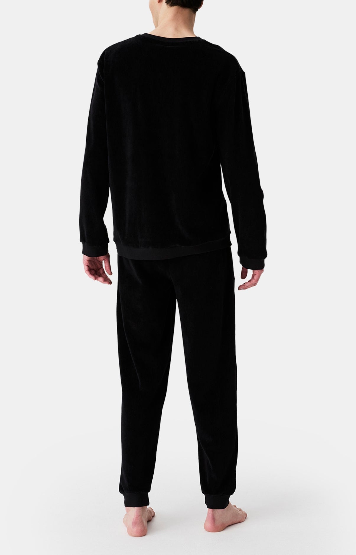 arthur-bob-t-nor-pyjama-velours-noir-coton-bio image 6