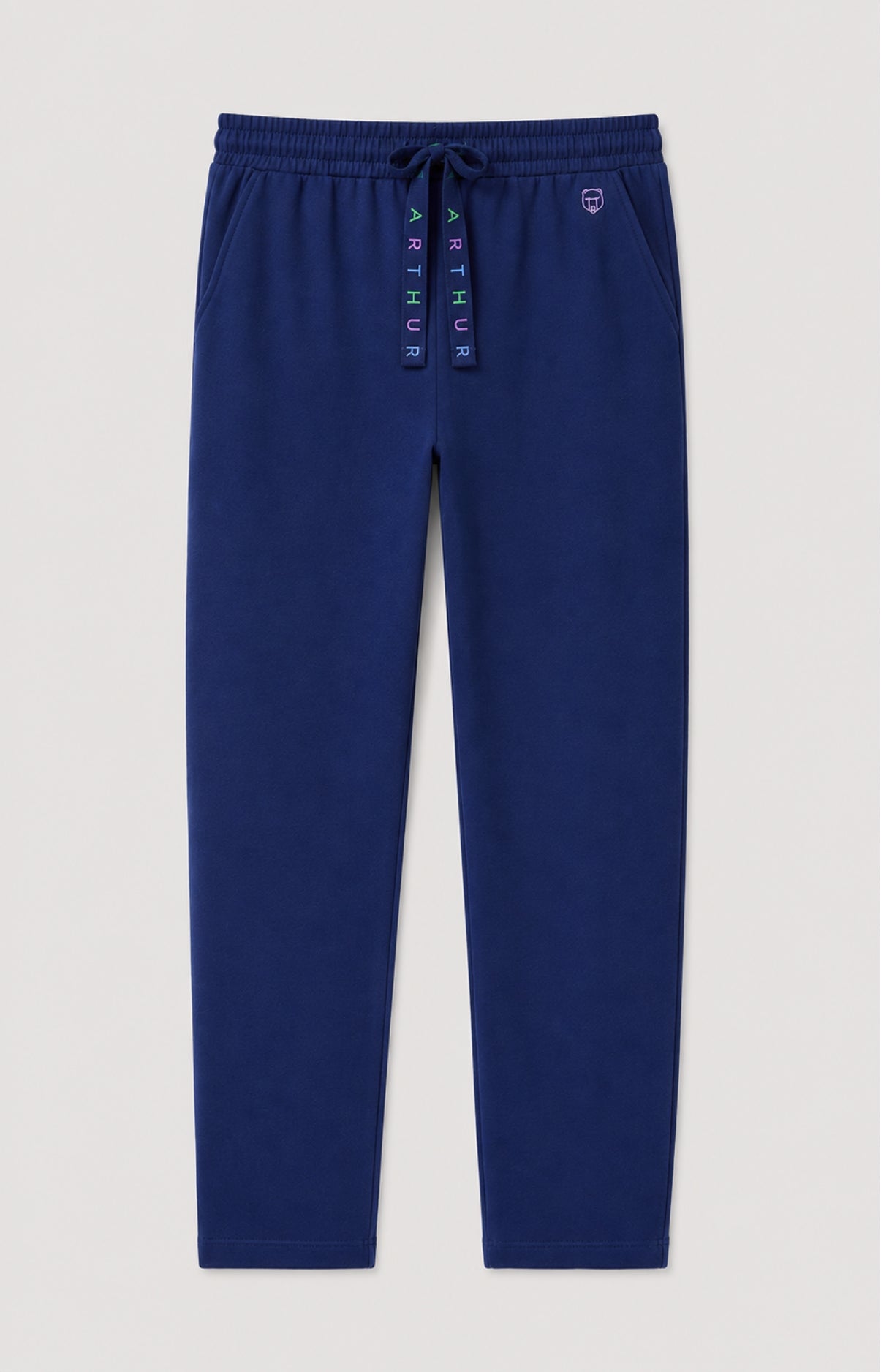 arthur-minuit-pantalon-pyjama-jersey-coton-marine image 3