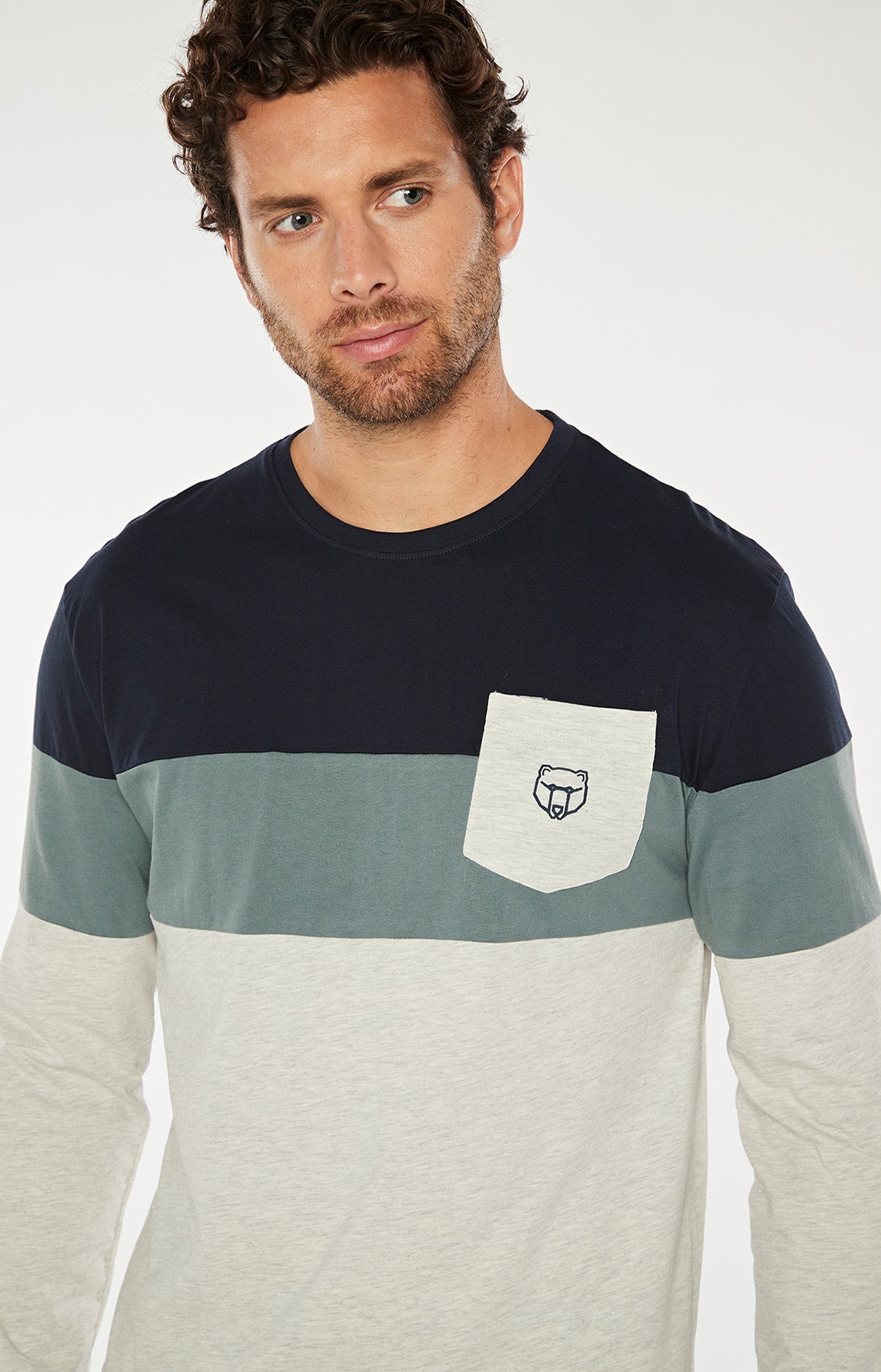 arthur-bob-trio-pyjama-homme-marine-l-coton-bio image 3