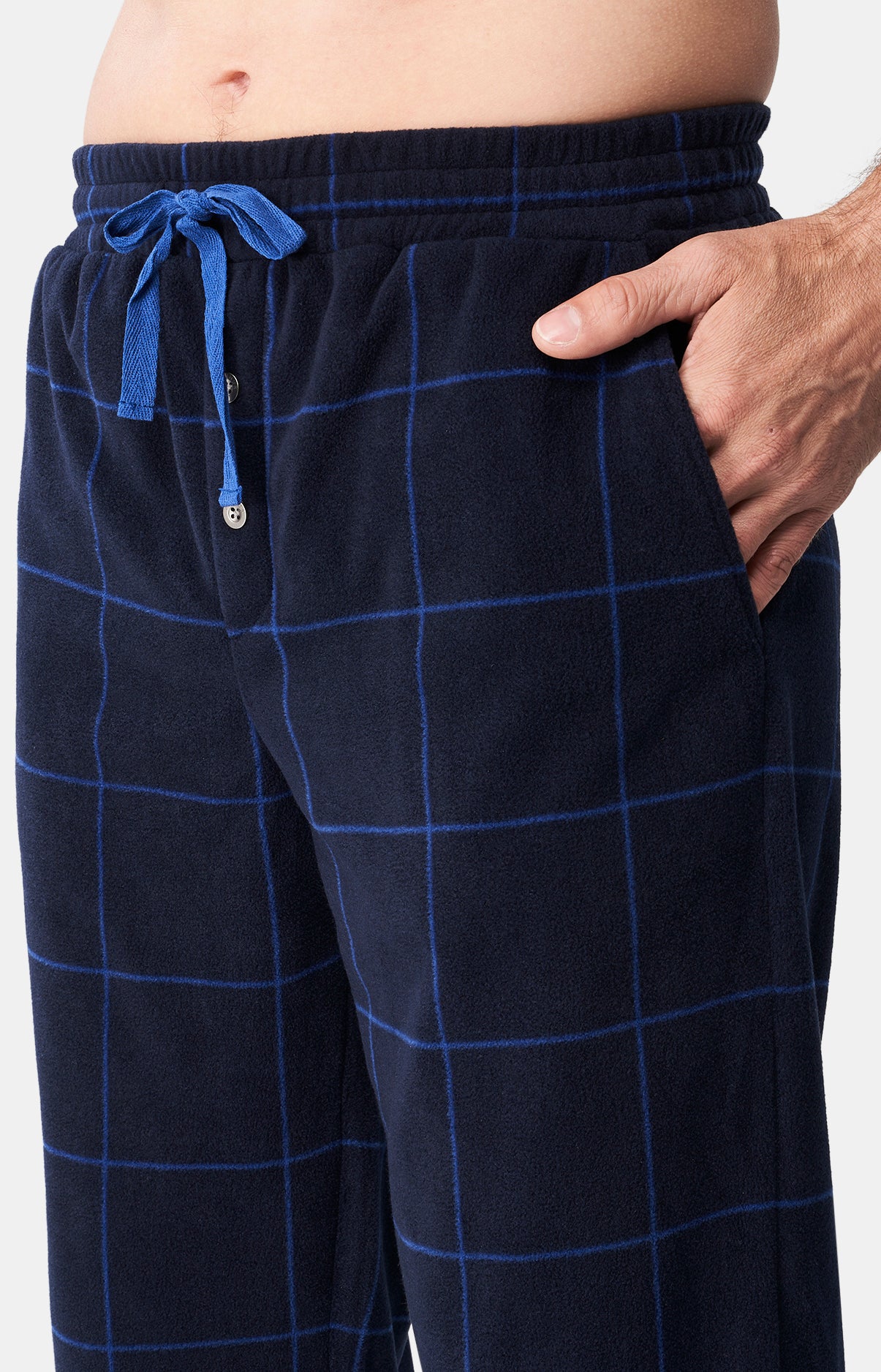 arthur-bob-windsor-pyjama-polaire-homme-marine-chaud image 6