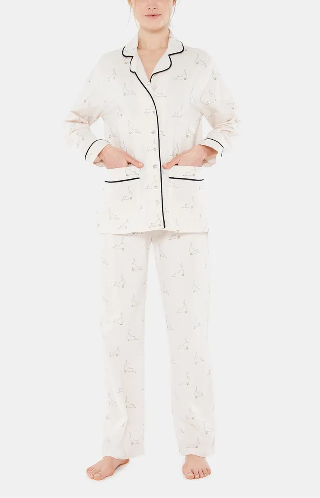 arthur-bob-pyjama-boutonn-chat-beaut-poudre-taille-m image 1