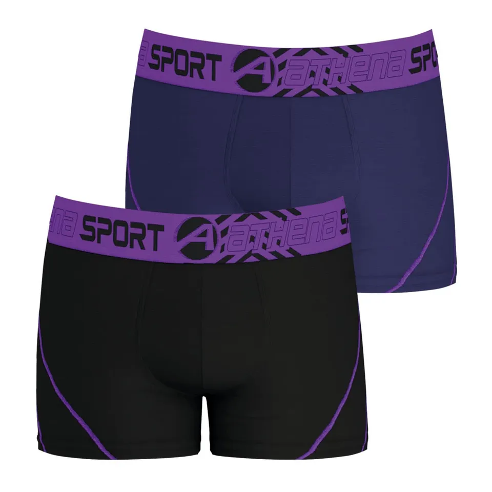 athena-training-dry-lot-3-boxers-longs-homme-sport-noir image 1