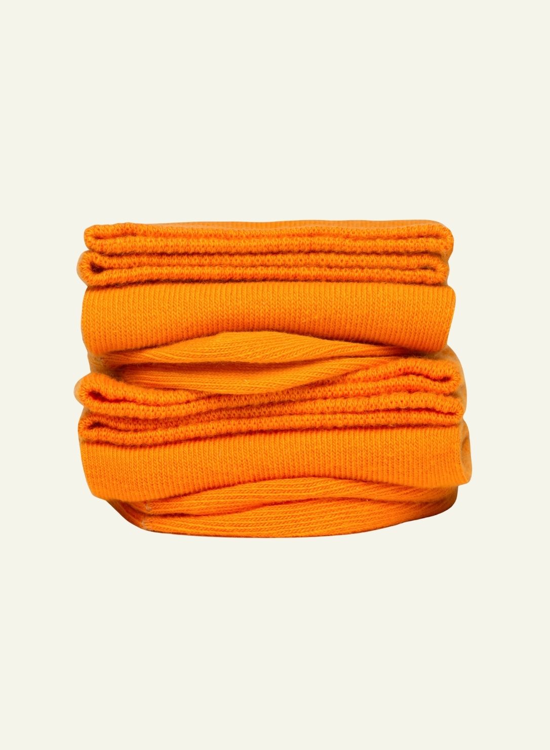 archiduchesse-de-ville-orange-mandarine-chaussettes-coton-mi-hautes image 1