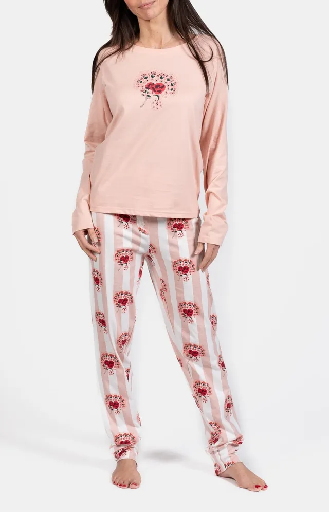 arthur-bob-pyjama-suzanne-jersey-coton-poudre-femme image 1