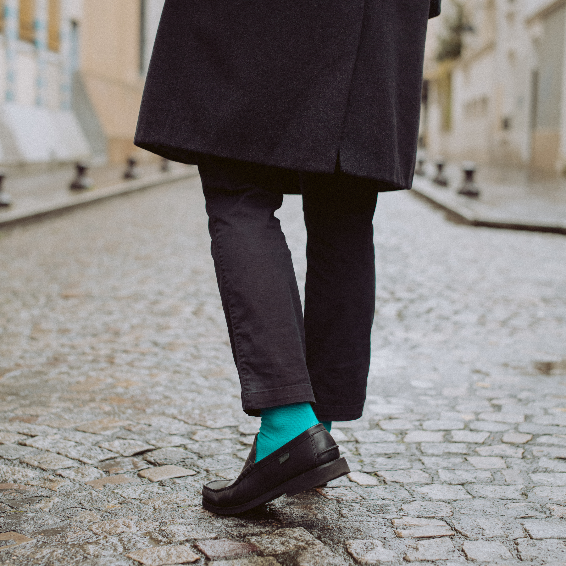 archiduchesse-de-ville-bleu-canard-chaussettes-coton-36-41 image 5