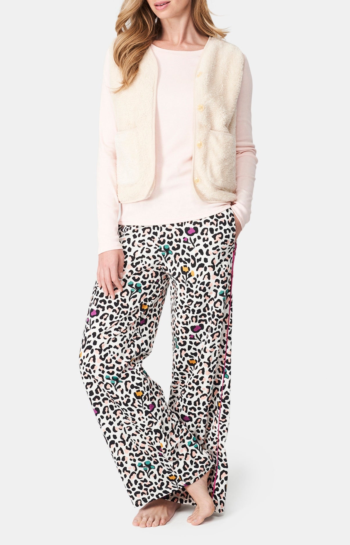 arthur-bob-polaire-ivoire-veste-femme-ivoire-sans-manches image 1