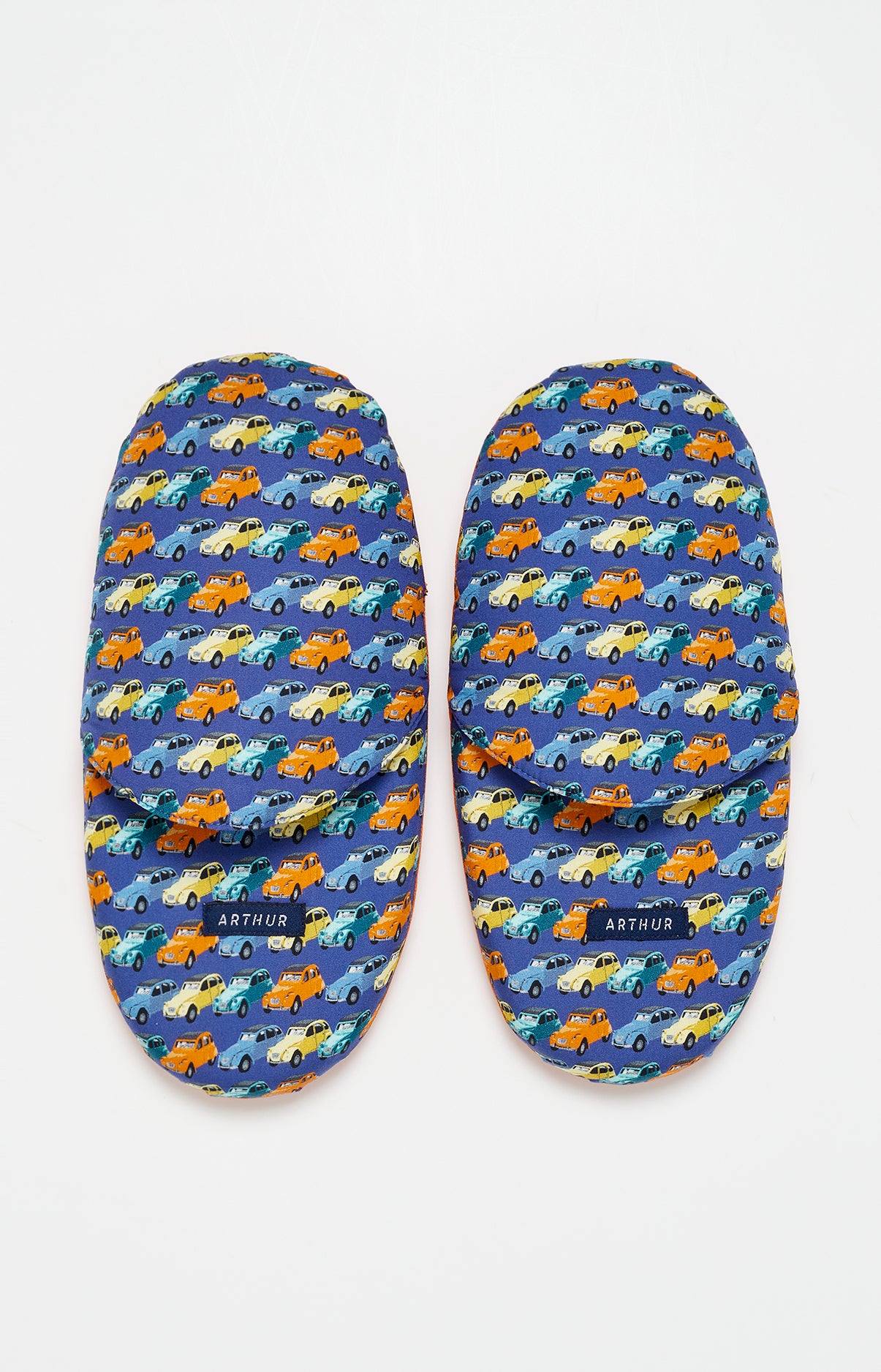 arthur-bob-2cv-multicolore-pantoufles-homme-39-42-43-45 image 2