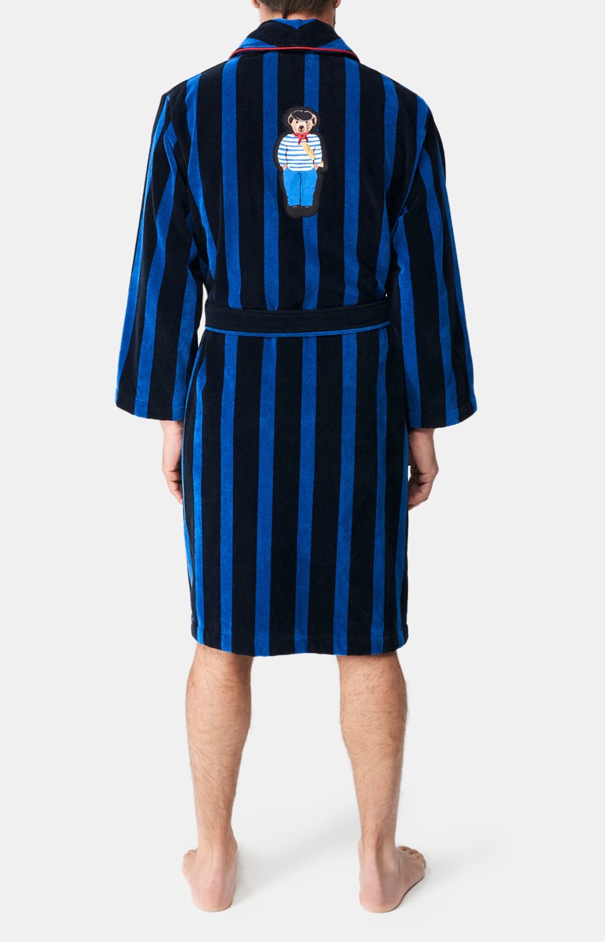 arthur-bob-teddy-in-paris-peignoir-homme-marine-coton image 6