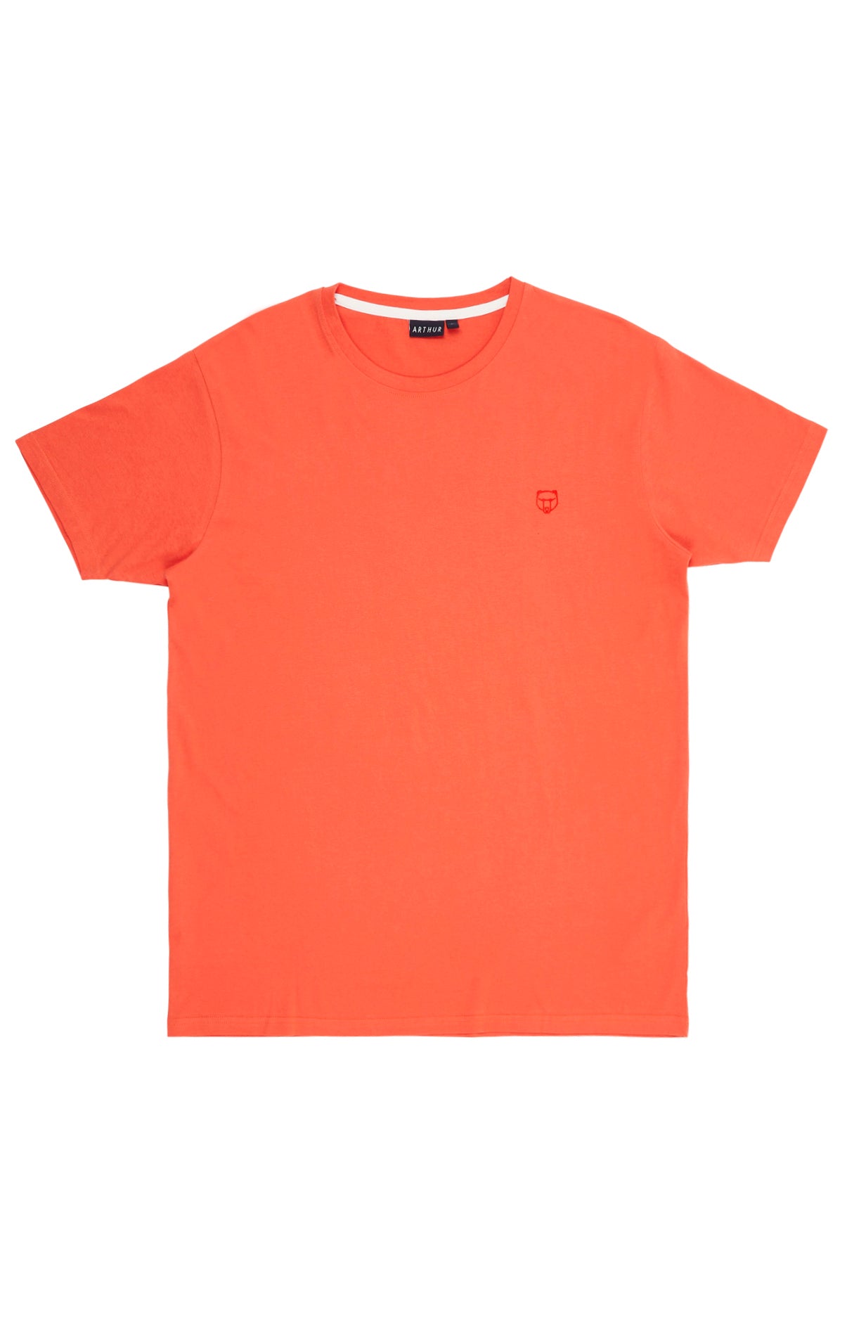 arthur-bob-tee-shirt-coton-brique-t-shirt-brique-coton-bio image 3