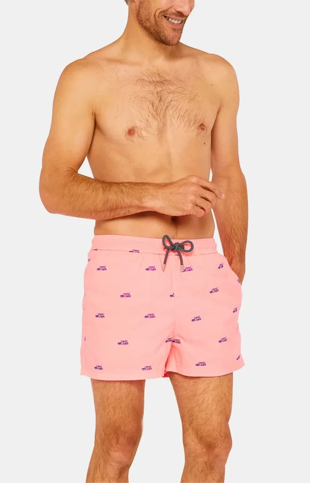 arthur-bob-californie-short-de-bain-rose-recycl image 1