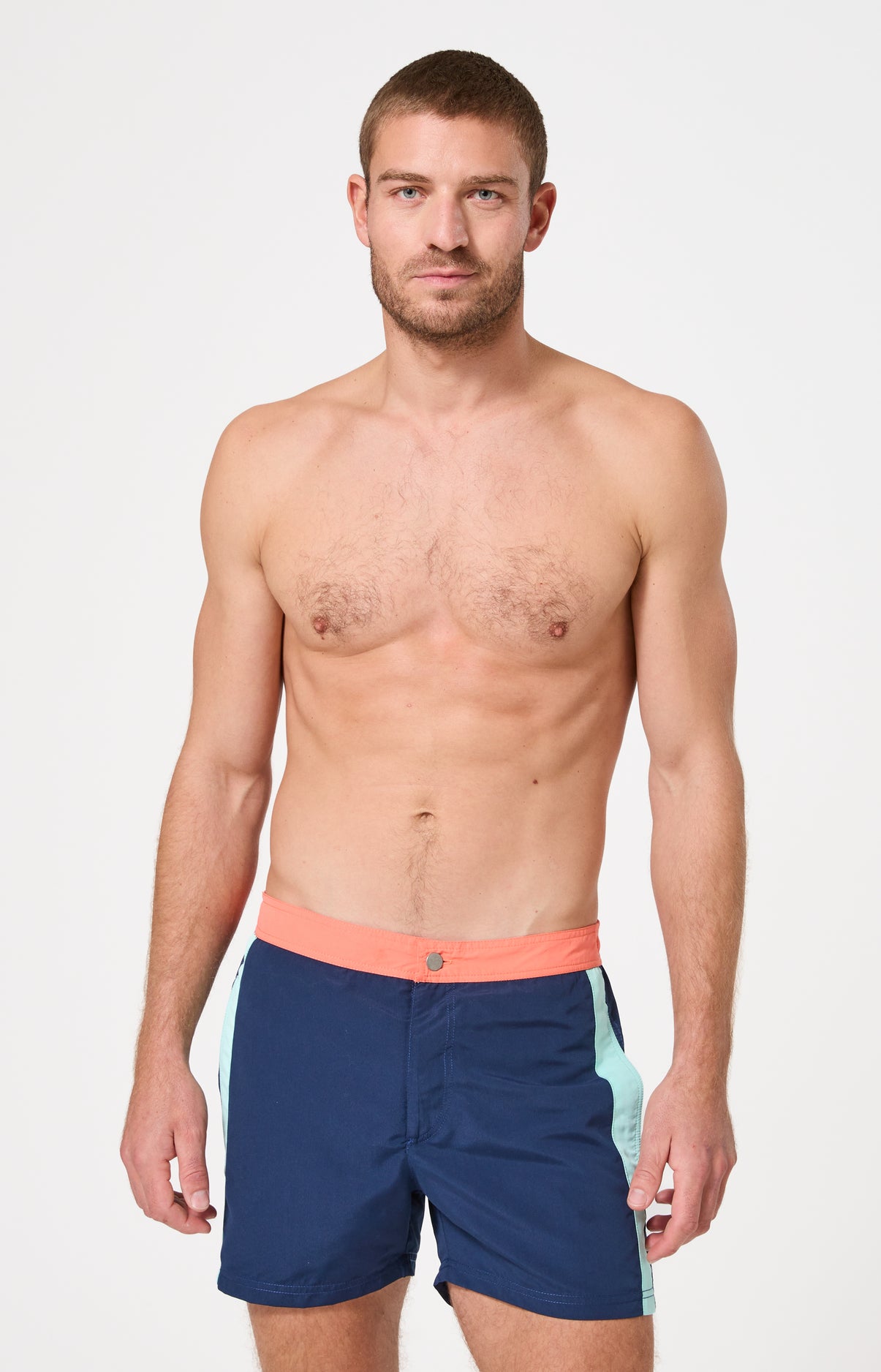 arthur-bob-short-antonin-polyester-marine image 1