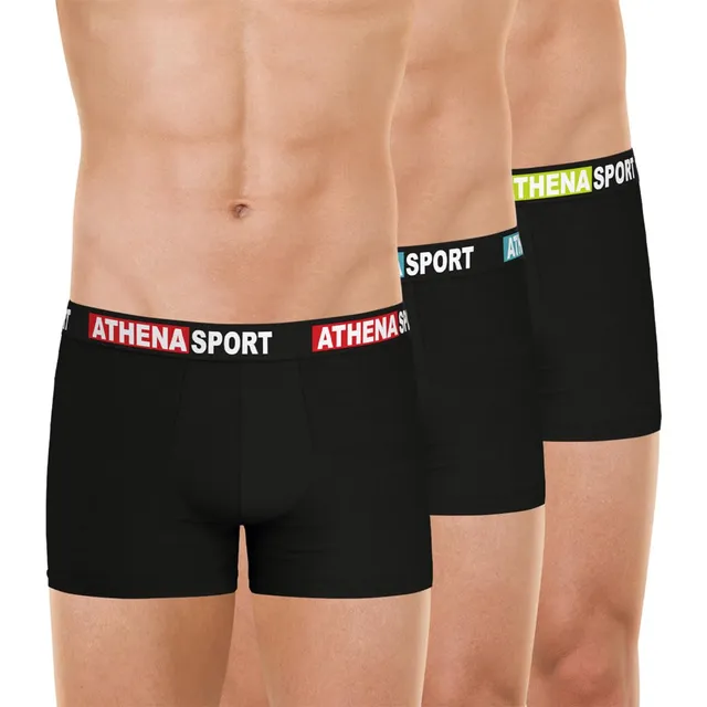 athena-daily-sport-lot-3-boxers-homme-coton image 1