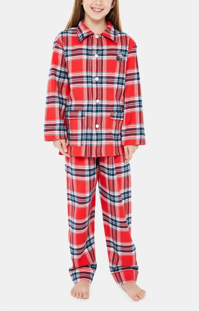 arthur-bob-logan-pyjama-enfant-rouge-pilou-tartan image 1