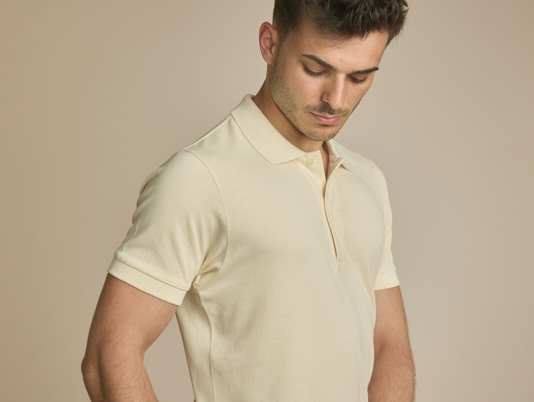 p-trone-polo-2e-g-n-ration-t-shirt-coton-bio-bleu-gris image 7
