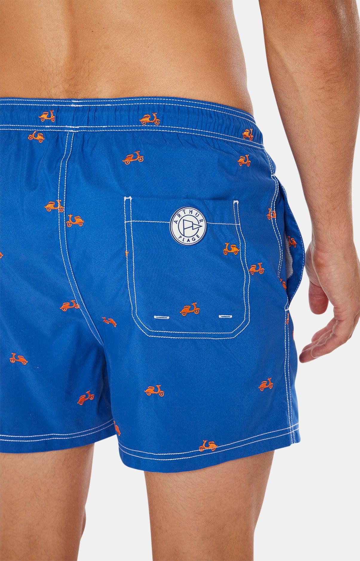 arthur-bob-scooter-short-de-bain-homme-bleu-recycl image 6