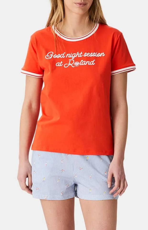 arthur-bob-good-night-session-pyjashort-coton-bio-orange image 1