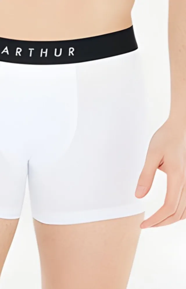 arthur-bob-tradi-boxer-coton-bio-blanc image 1