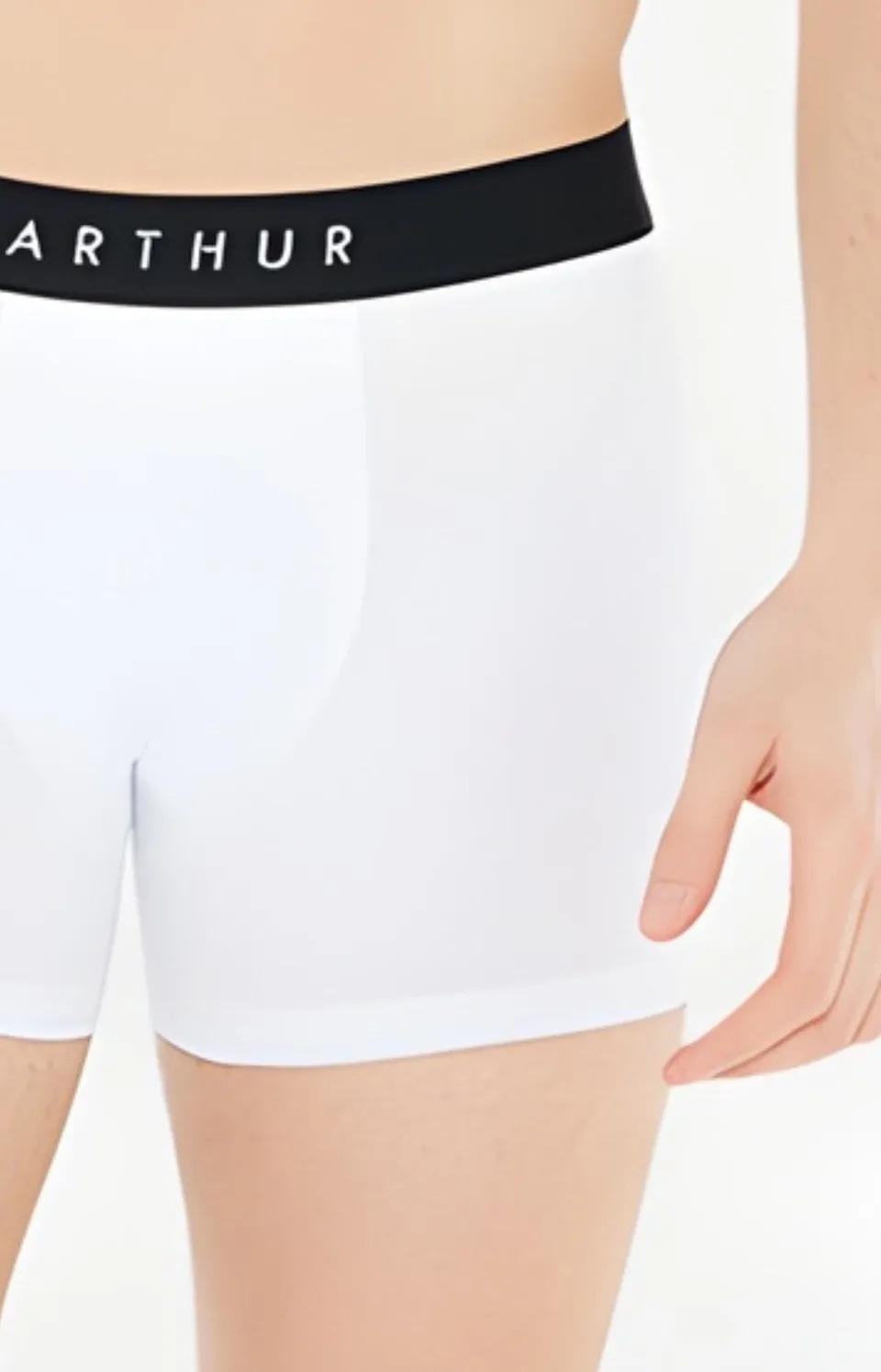 arthur-bob-tradi-boxer-coton-bio-blanc image 1