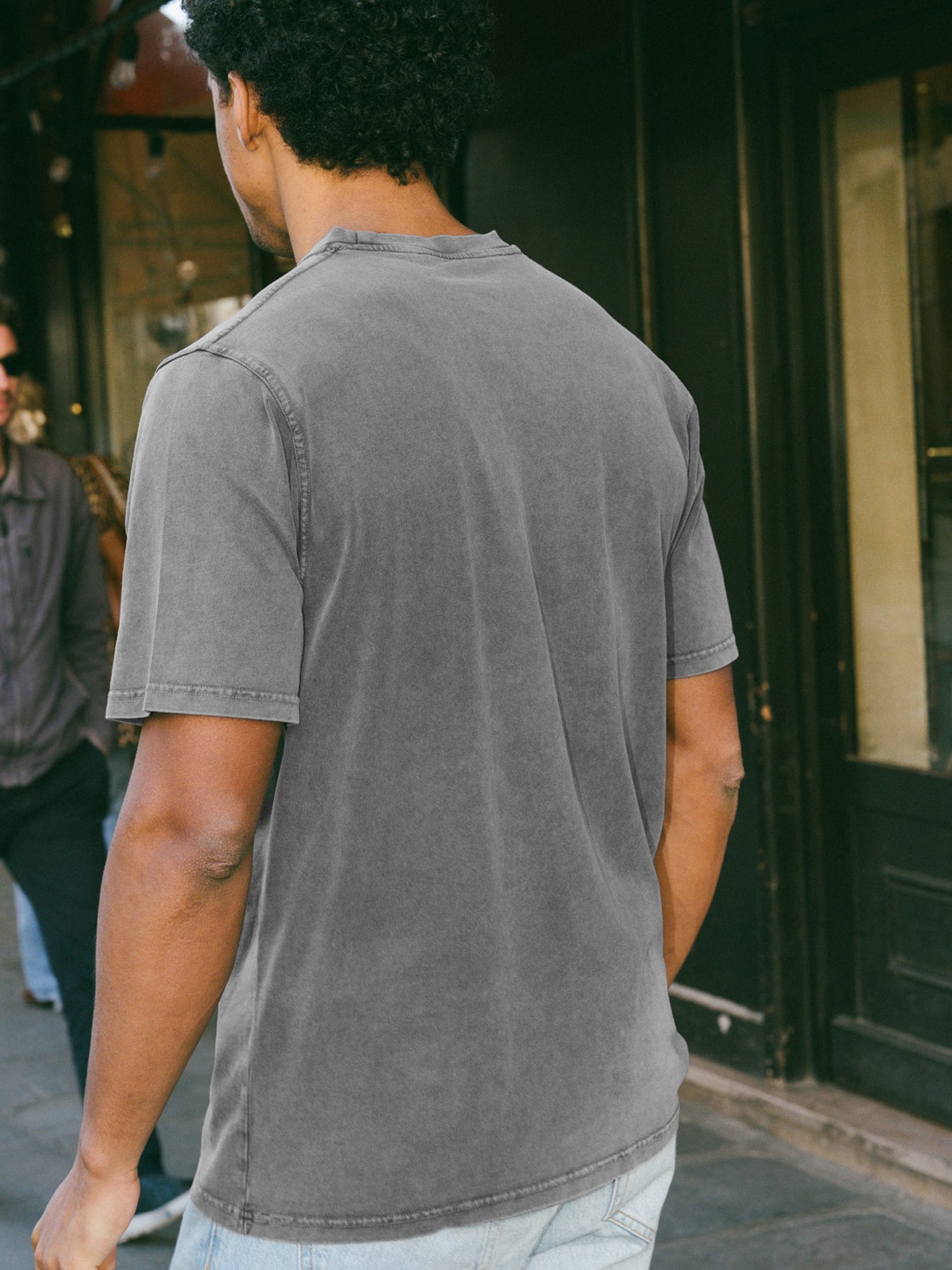 p-trone-t-shirt-pigment-dye-manches-courtes-bleu-d-lav image 7