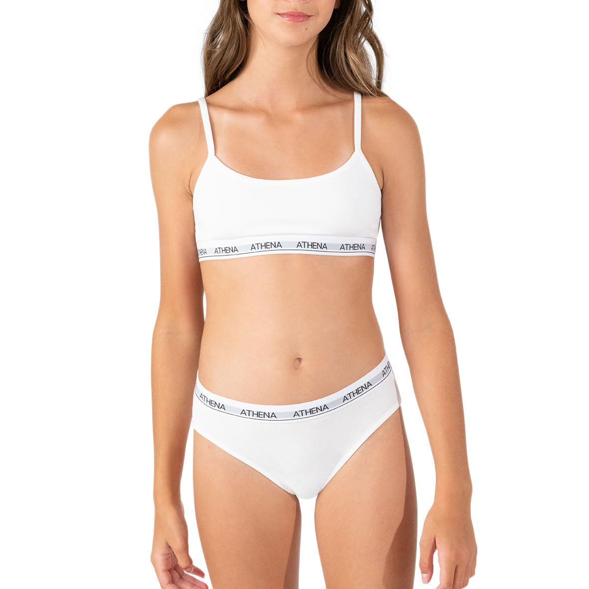 athena-douceur-coton-lot-2-brassi-res-fille-coton-modal image 2