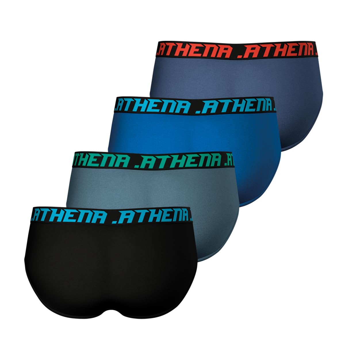 athena-my-petit-prix-lot-4-slips-homme-coton-stretch-noir-gris-bleu image 4