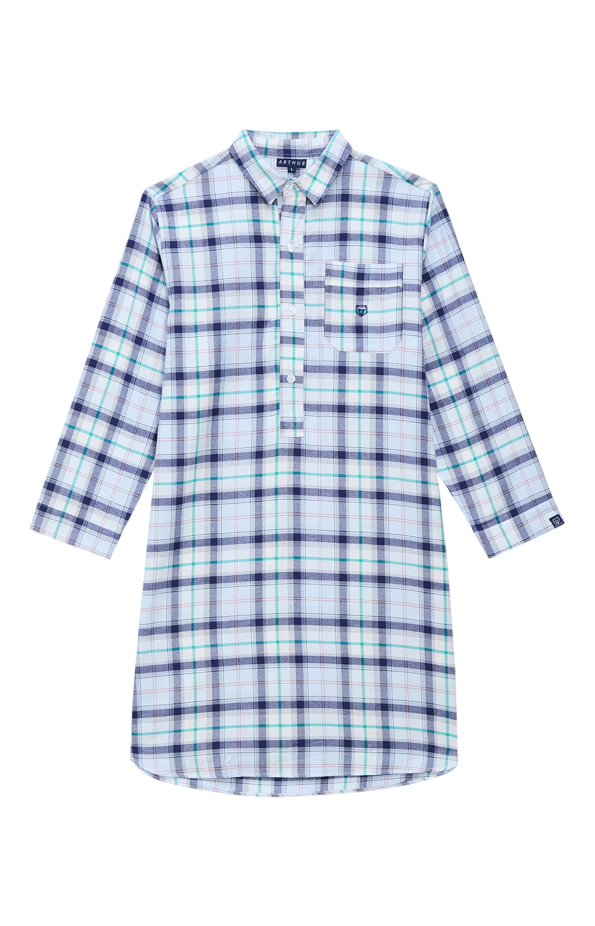 arthur-bob-enzo-chemise-nuit-flanelle-glace image 3