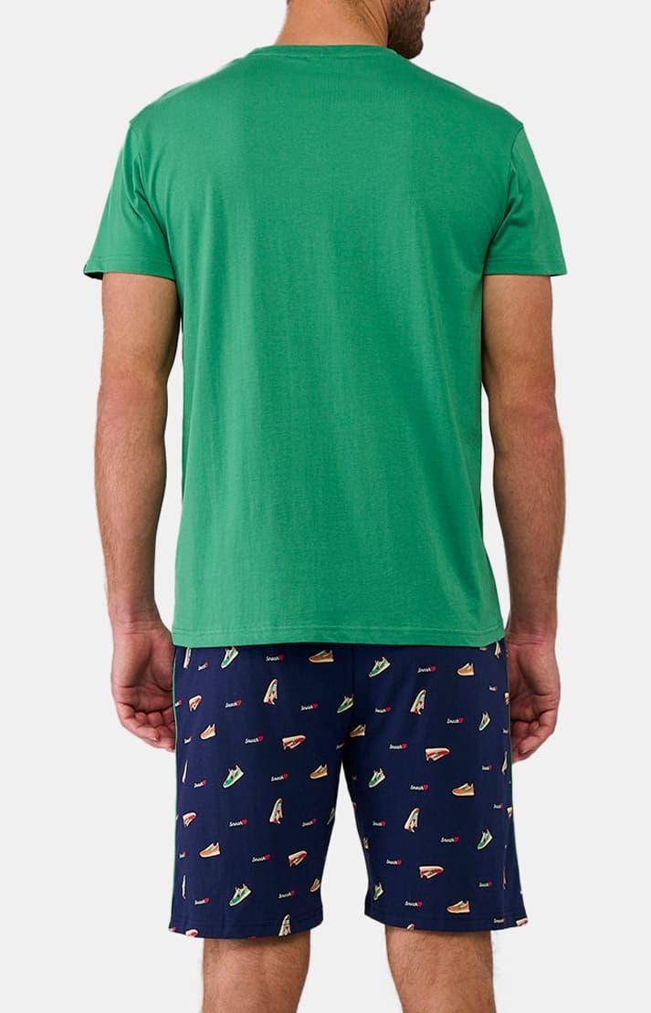 arthur-bob-pyjashort-coton-bio-marine-sneakers image 6