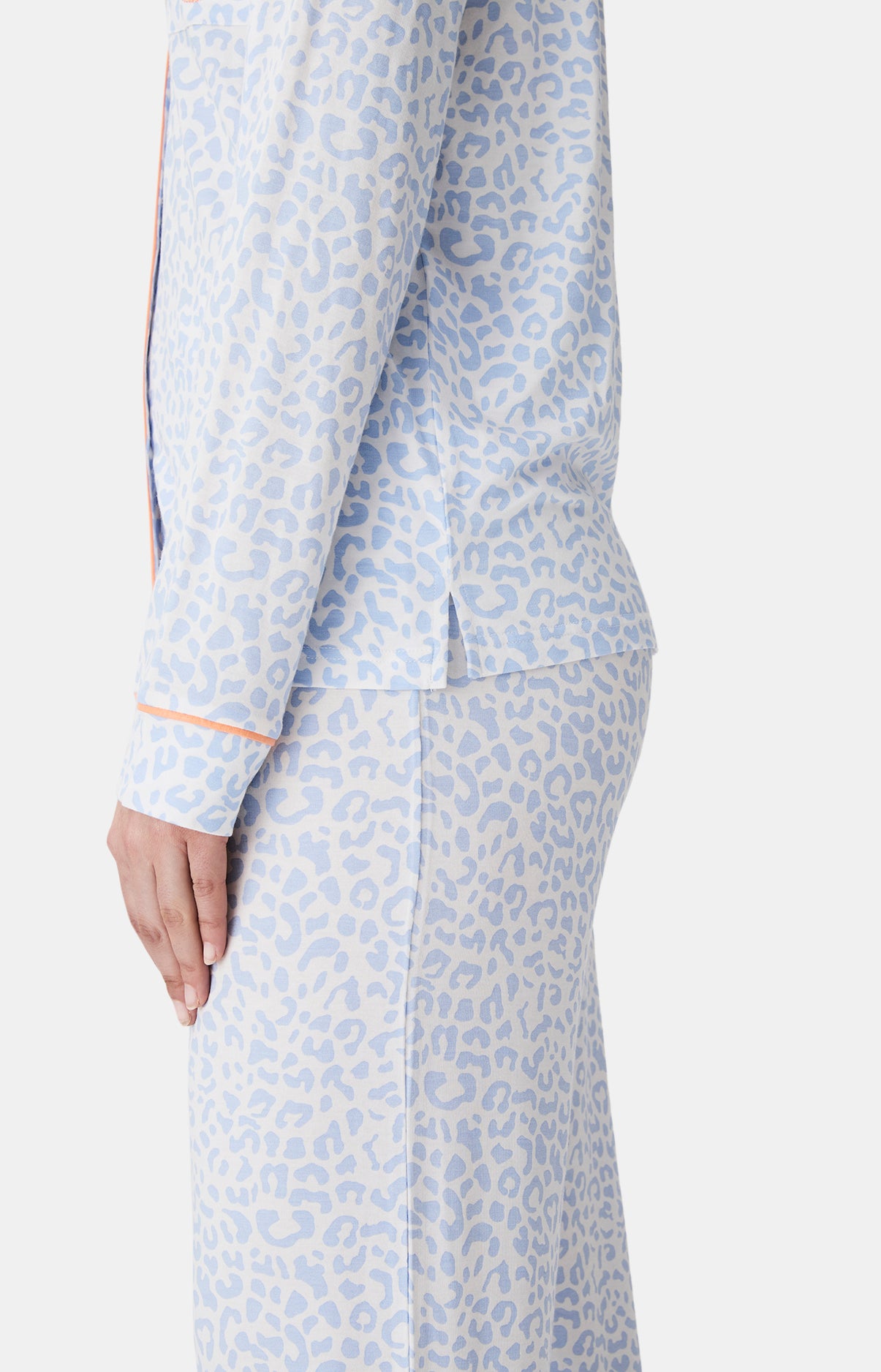 arthur-bob-pyjama-f-lina-modal-boutonn-bleu-l-opard image 8