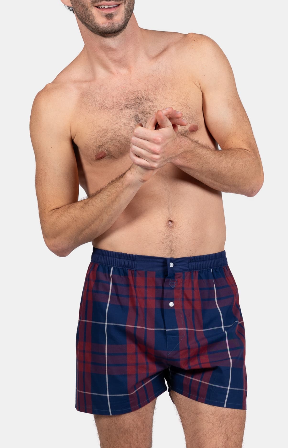 arthur-le-club-cale-on-homme-marine-popeline-neal image 2