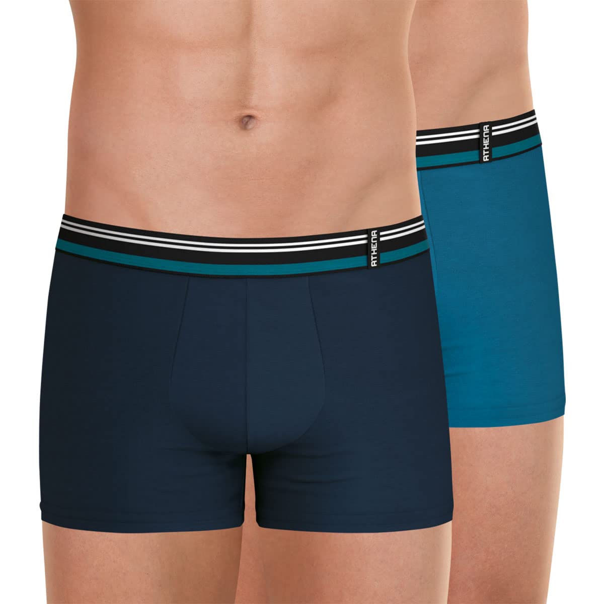 athena-ecopack-boxer-homme-lot-2-coton-noir image 6