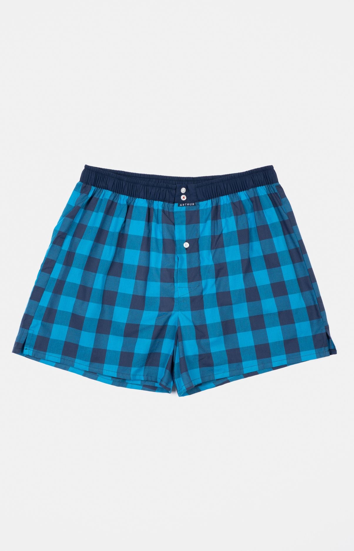 arthur-le-club-n-1133-cale-on-homme-turquoise-coton-bio image 3