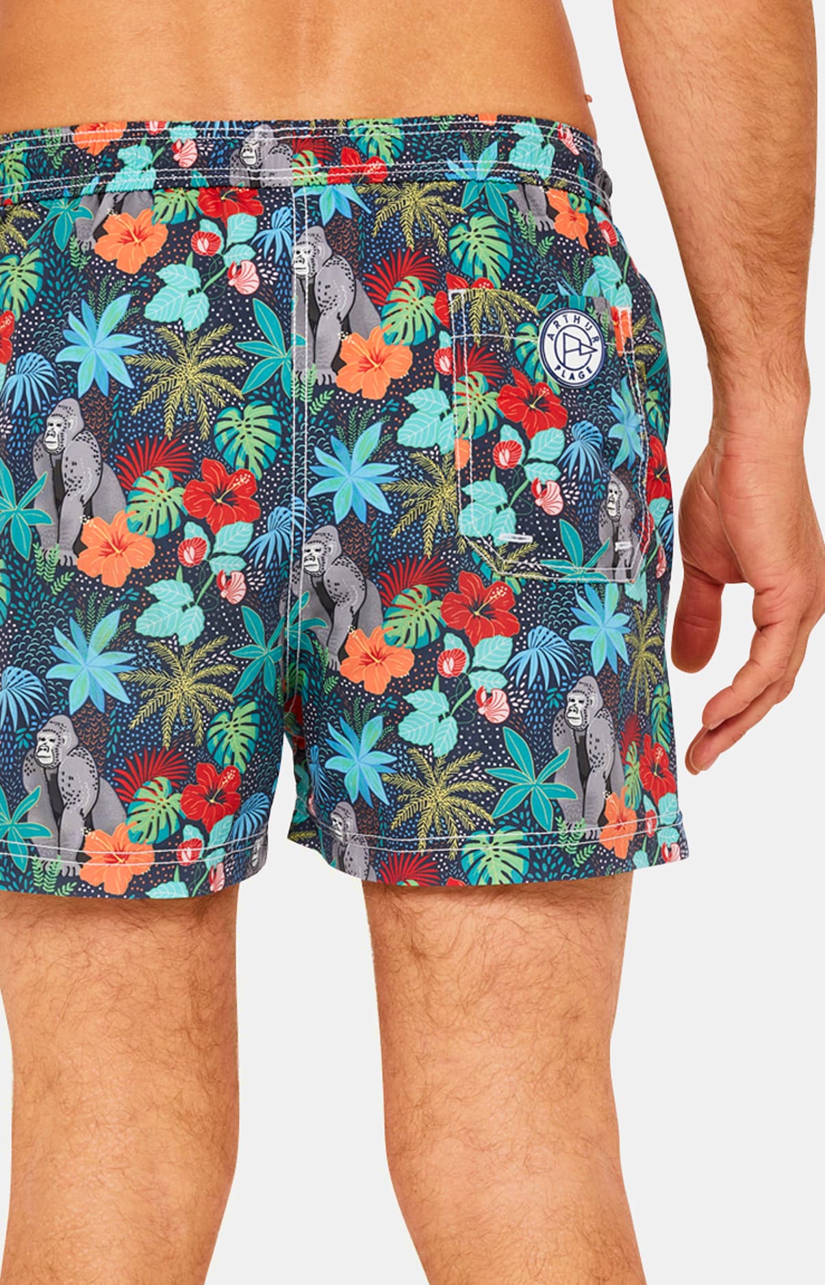 arthur-bob-jungle-short-de-bain-homme-multicolore-m image 6