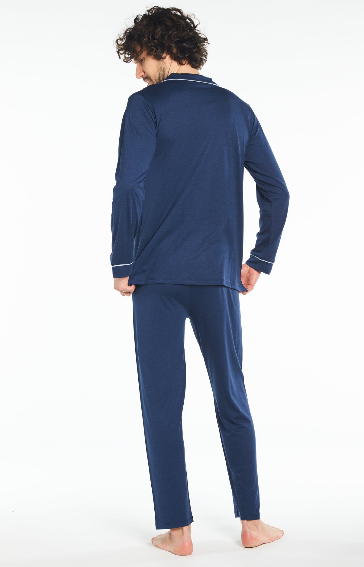 arthur-bob-pyjama-lyocell-marine-pyjama-homme-chaud image 4