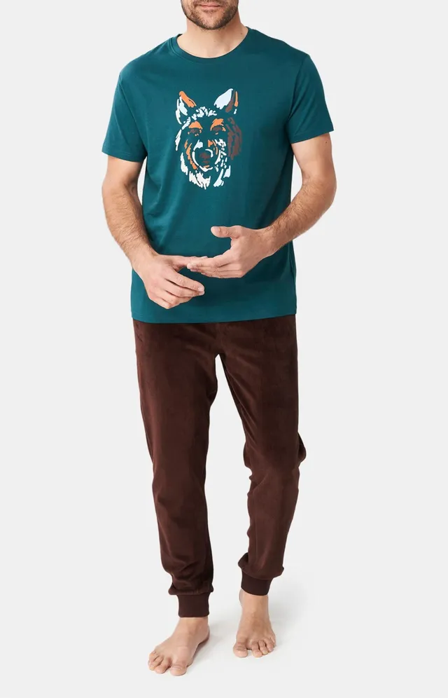 arthur-velvet-cotel-pantalon-pyjama-chocolat-bio image 1