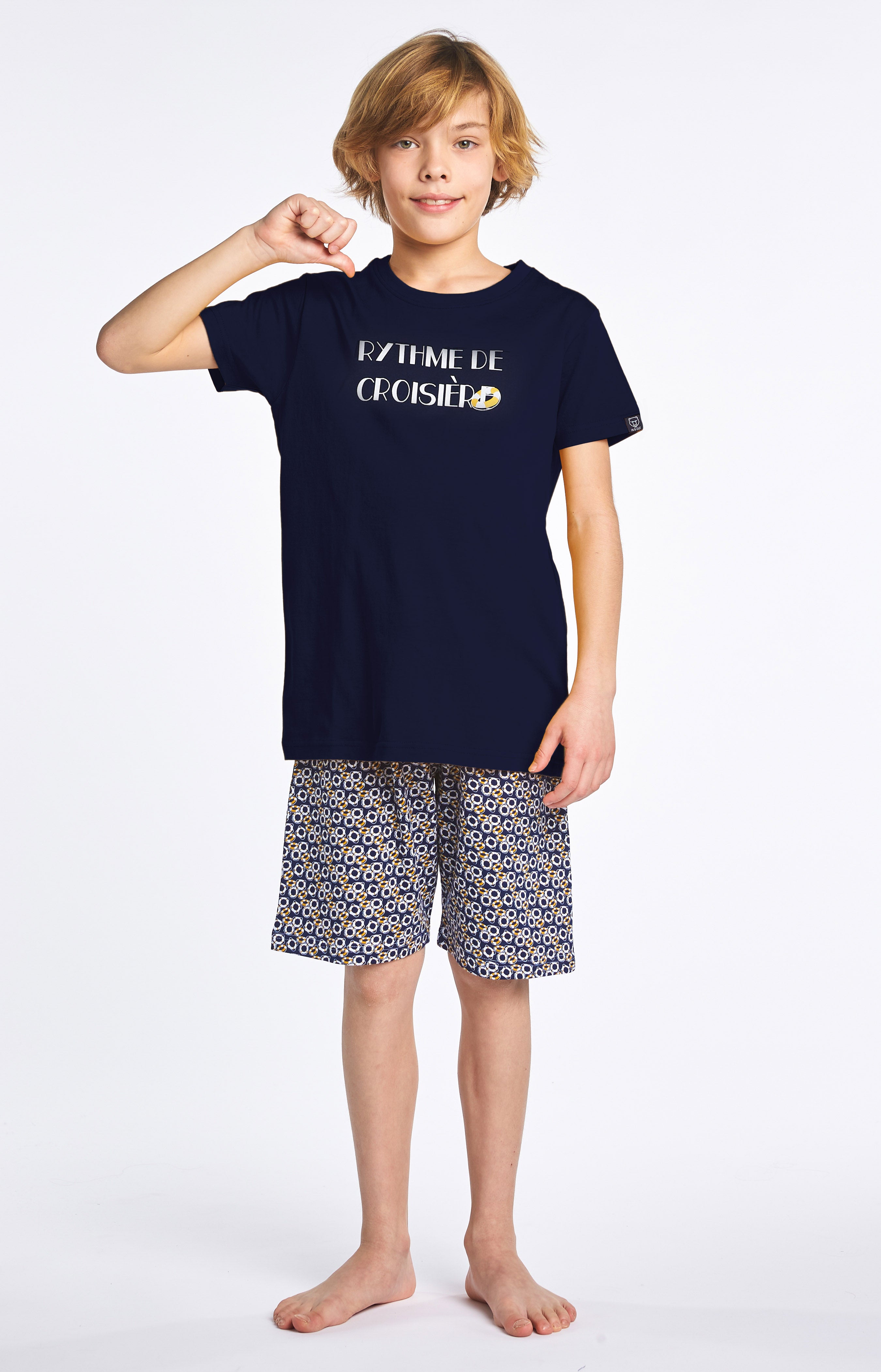 arthur-bob-bou-e-marine-pyjashort-gar-on-coton-bio image 6