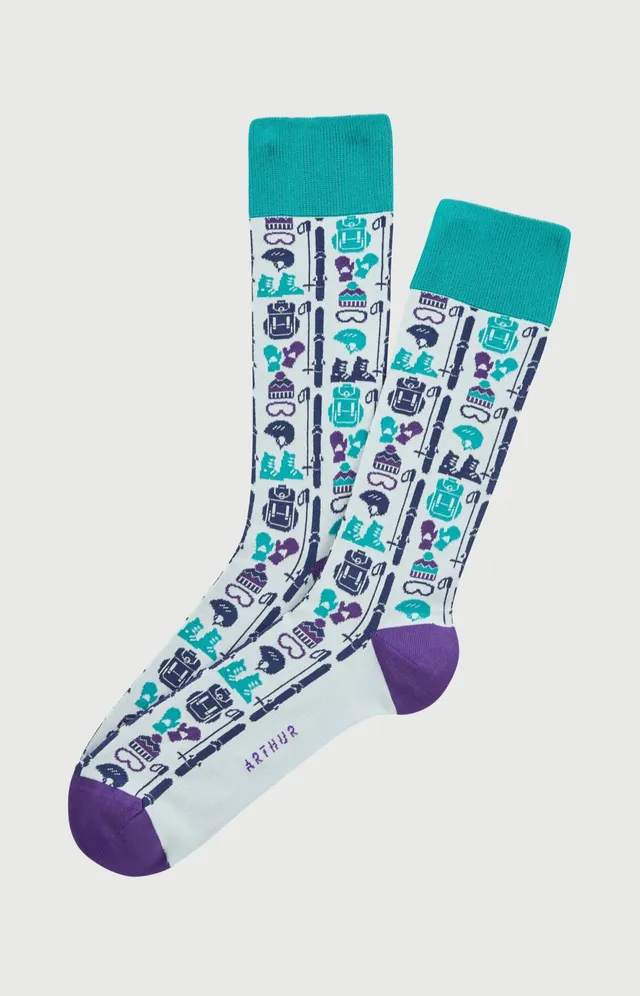 arthur-bob-coup-de-moufle-chaussettes-homme-coton-ice image 1