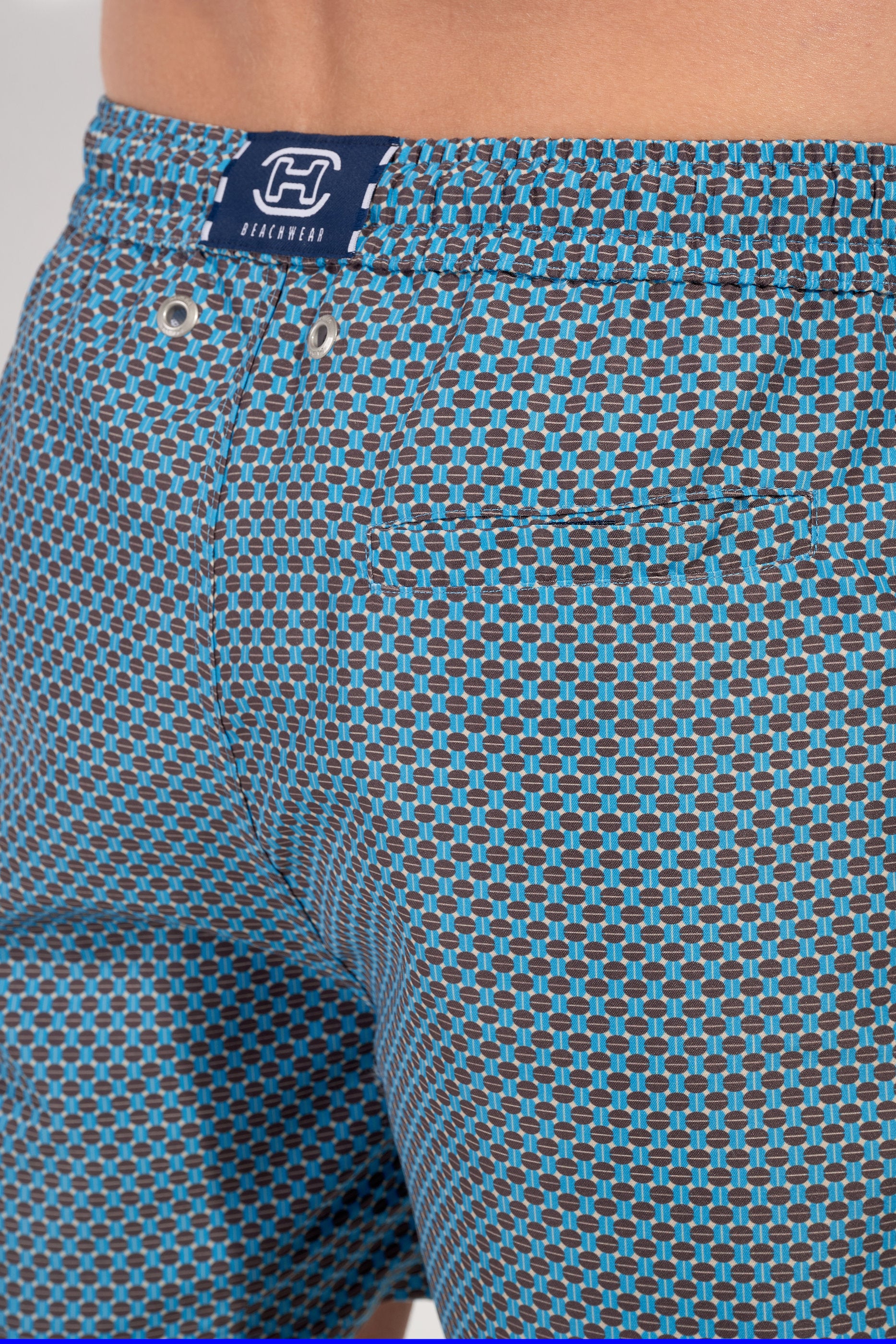 hom-h-fresh-cappuccino-boxer-de-plage-bleu-imprim image 8