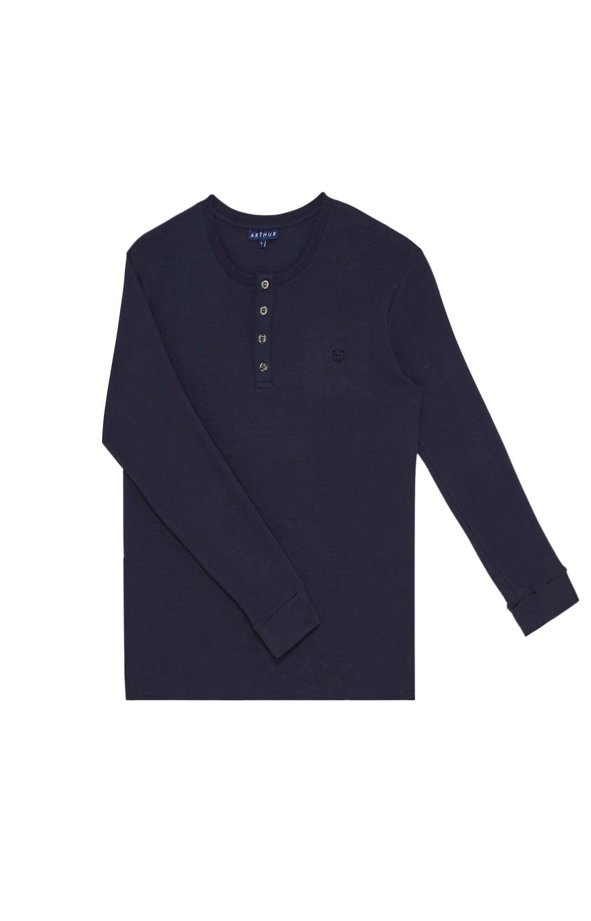 arthur-bob-t-shirt-manches-longues-coton-bio-nuit image 3