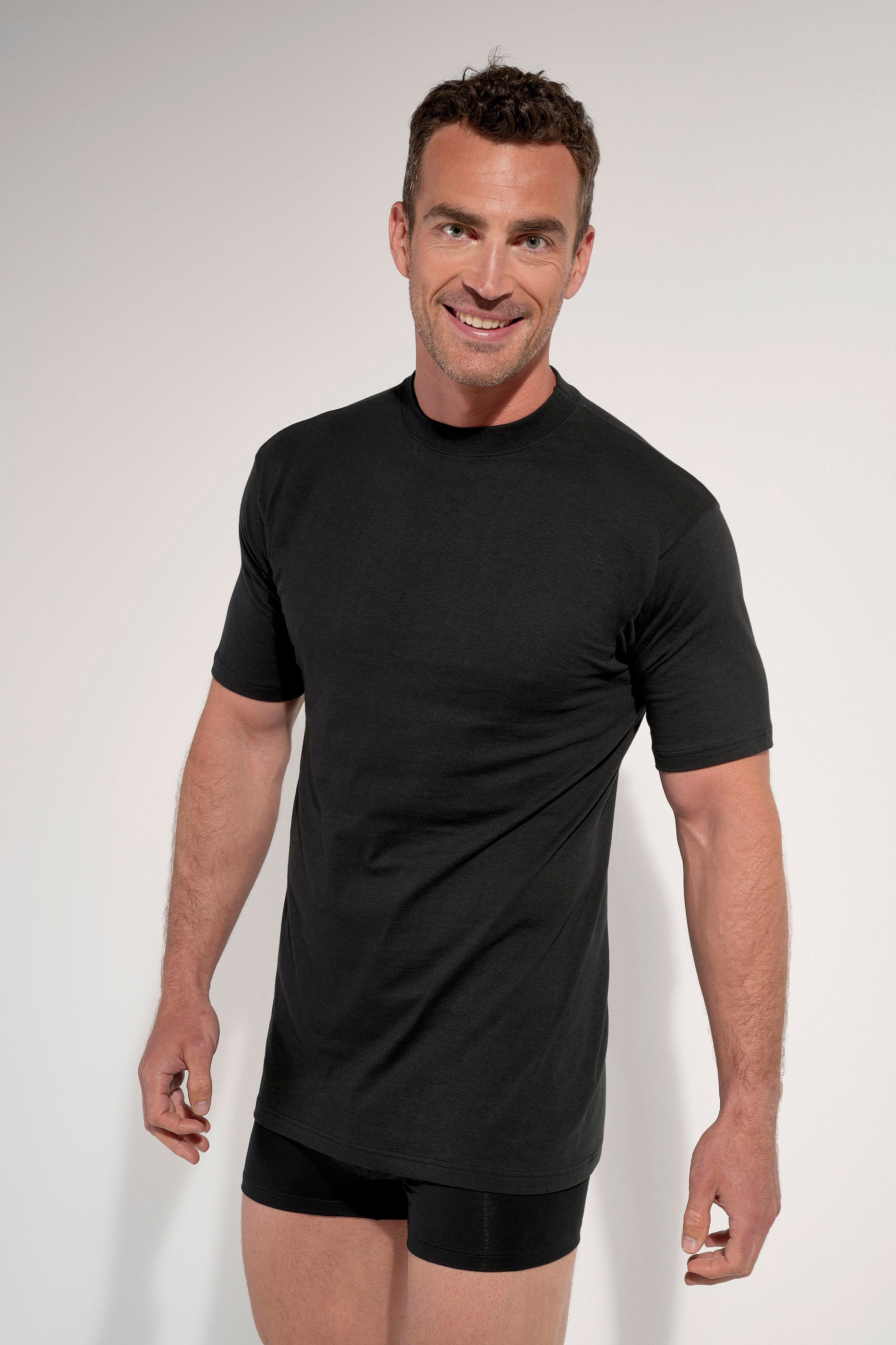 hom-supreme-cotton-harro-t-shirt-col-rond-noir image 5
