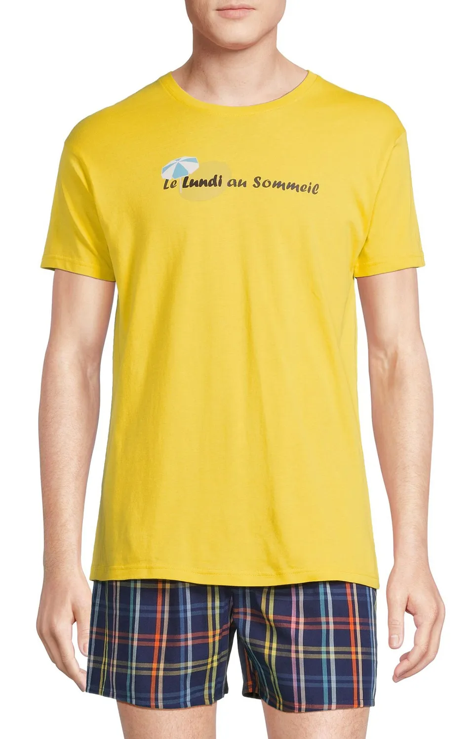 arthur-bob-pyjam-ricain-le-lundi-au-sommeil-pyjama-multicolore-coton image 1