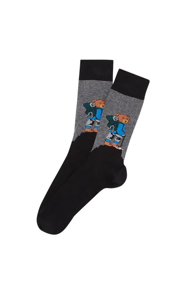 arthur-bob-randormeur-chaussettes-coton-gris-40-46 image 1