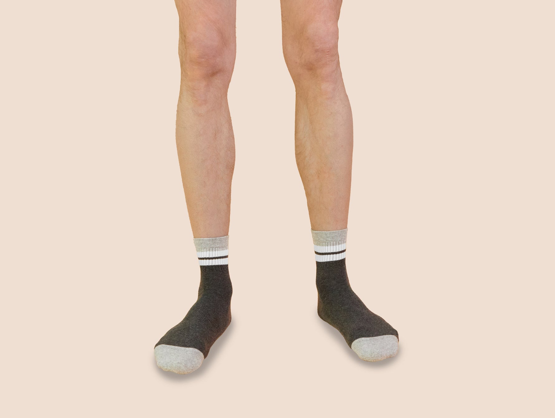 p-trone-chaussettes-de-tennis-basses-coton-bio-gris-anthracite image 8