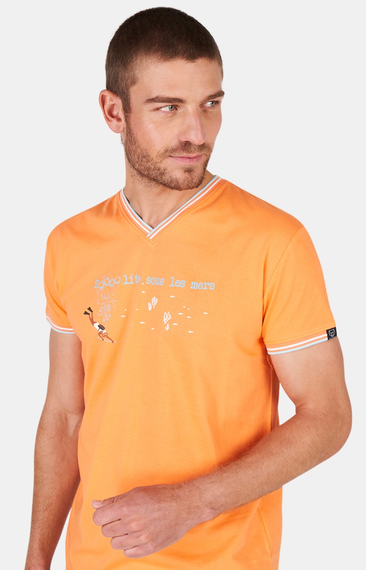 arthur-bob-plongeur-pyjashort-lagon-coton-bio image 2